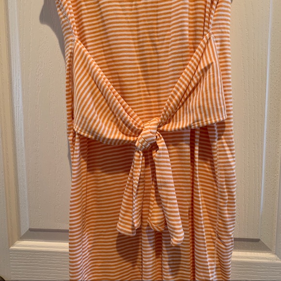 Anthropologie Audny Front Tie Dress New Nwt Midi - Picture 7 of 8